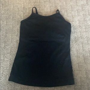 Black tank top
